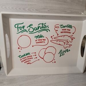 Personalized Santa Cookie Tray